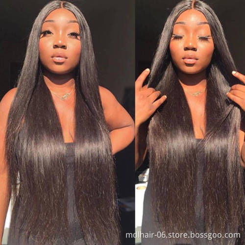 Wholesale Human Hair Vendors In China Straight Virgin Hair Wigs Lace Front Unprocessed Virgin Human Hair Wig
